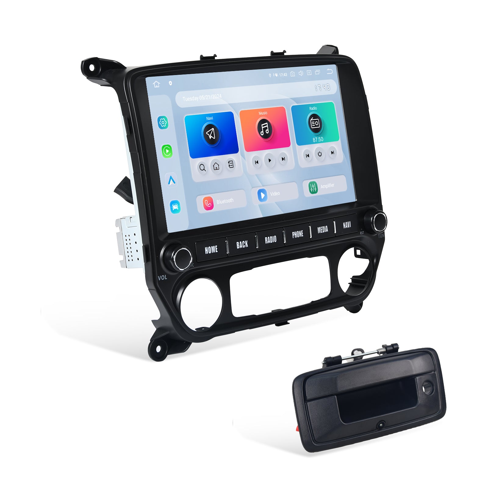 Dasaita Android13 Car Stereo for Chevrolet Silverado GMC Sierra 2014-2019 Wireless Carplay & Android Auto Car Radio | Qualcomm 665 | 11.6" 2K QLED Screen | Wifi+4G LTE |8G+256G | DTS|GPS Navigation Head Unit | Optical Output