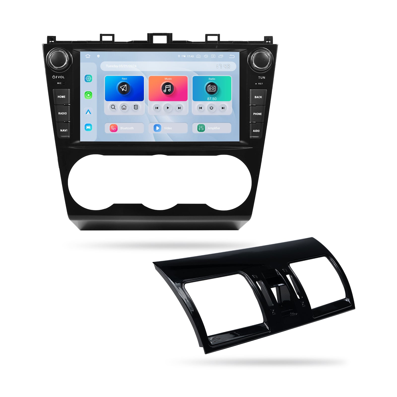 Dasaita Android 13 Car Stereo for Subaru Forester 4 WRX Levorg 2014-2018 Wireless Carplay & Android Auto Car Radio | Qualcomm 665 | 8" QLED Screen | Wifi+4G LTE | 8G+256G | DTS Head Unit | Optical Output