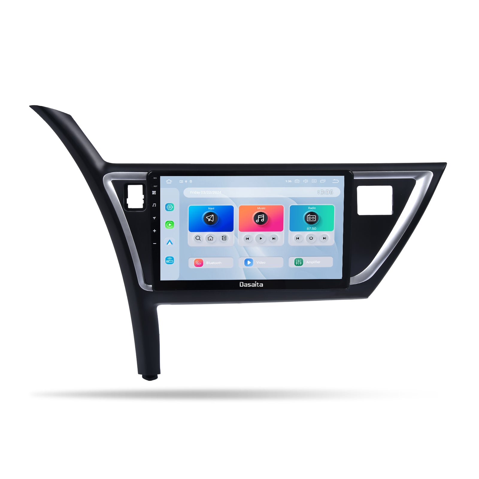 Dasaita for Toyota Auris Car Stereo 2013 2014 Android 13 Wireless CarPlay Android Auto 10.2 Inch Touchscreen GPS Navigation Head Unit
