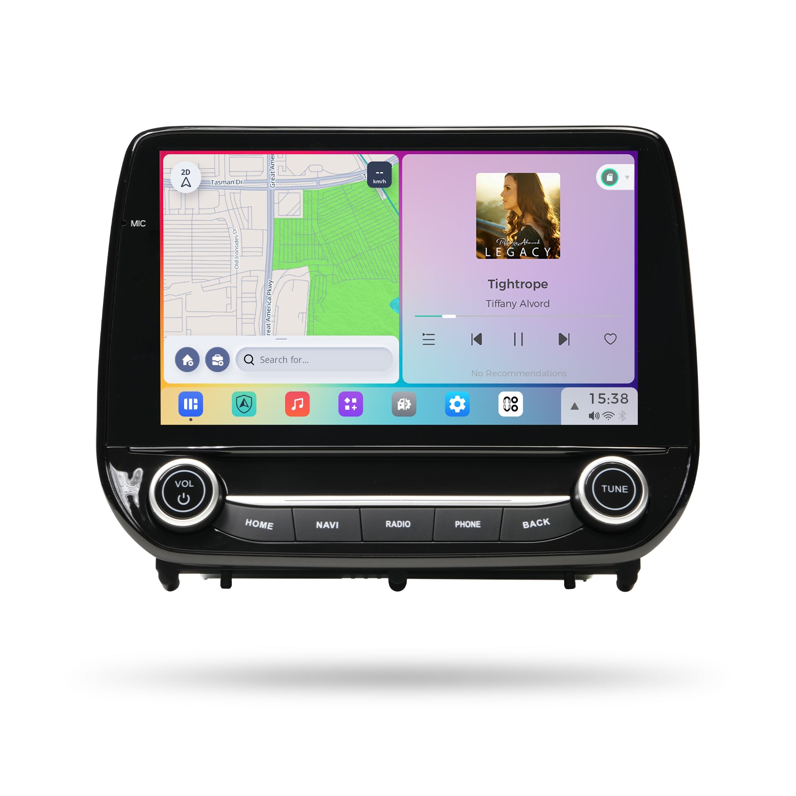 Dasaita Vivid13 Car Stereo for Ford EcoSport 2018-2021 Wireless Carplay & Android Auto Car Radio | Qualcomm 665 | 9" QLED Screen | Wifi+4G LTE | 8G+256G | DTS|GPS Navigation Head Unit | Optical Output