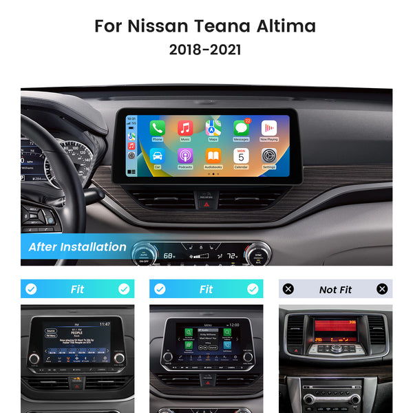 Dasaita Android12 Car Stereo for Nissan Teana Altima 2018-2021 Wireless Carplay & Android Auto Car Radio | Qualcomm 665 | 12.3" QLED 2K Screen | Wifi+4G LTE | 6G+64G/8G+256G | DSP|GPS Navigation Head Unit | Optical Output