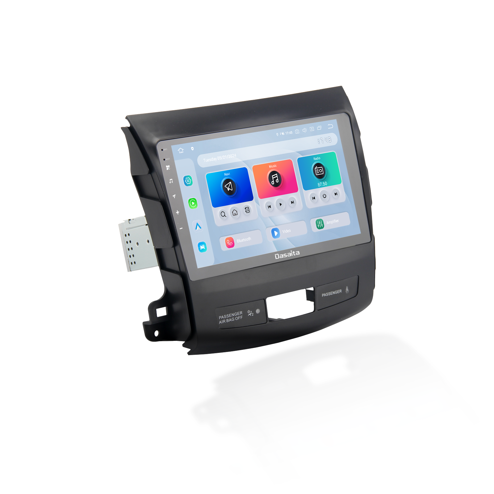 Dasaita Android13 Car Stereo for Mitsubishi Outlander 2007–2013 Wirele