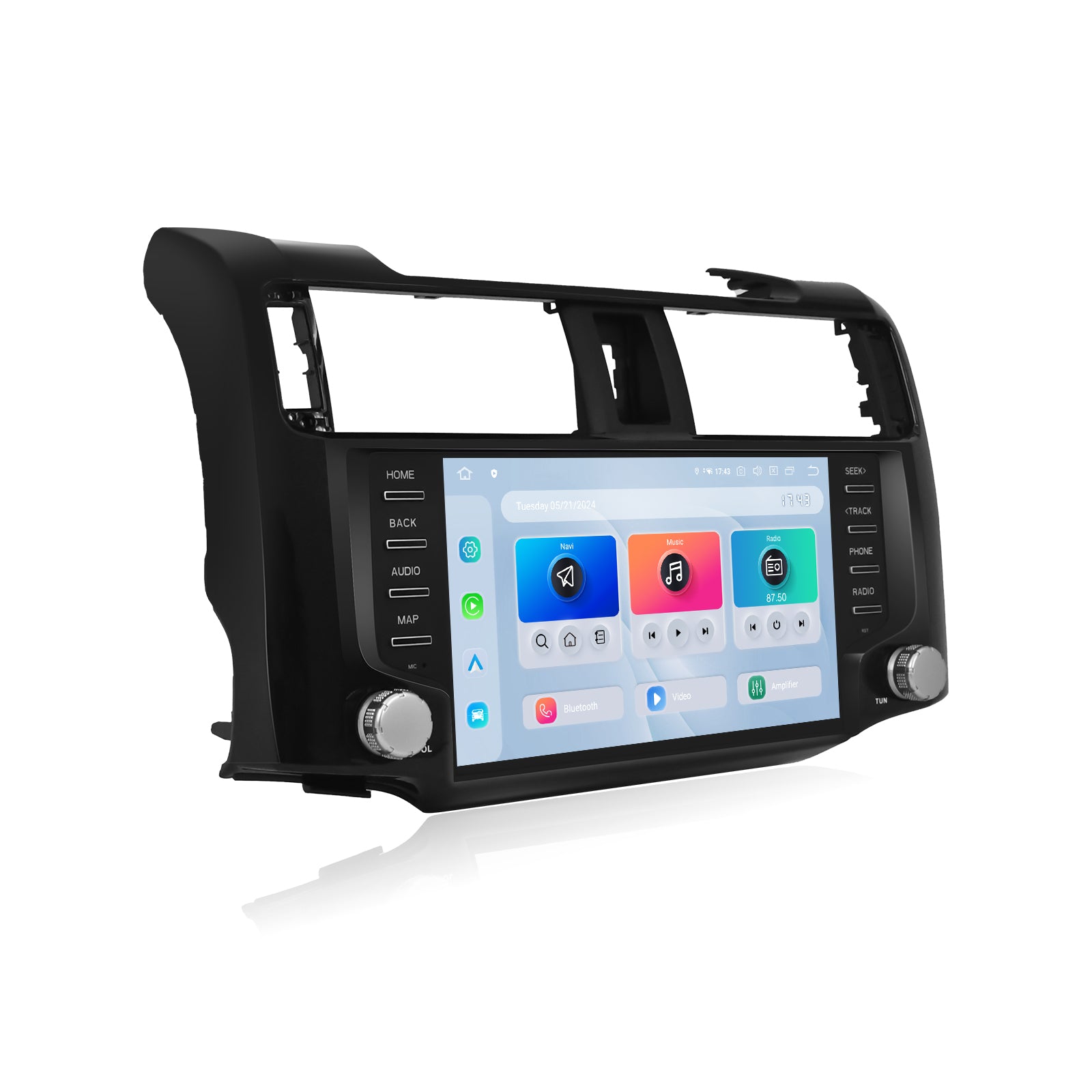 Dasaita Android13 Car Stereo for Toyota 4Runner 2010-2023 Black Wireless Carplay & Android Auto Car Radio | Qualcomm 665 | 9" QLED Screen | Wifi+4G LTE |6G/8G+64G/256G | DTS Head Unit | Optical Output