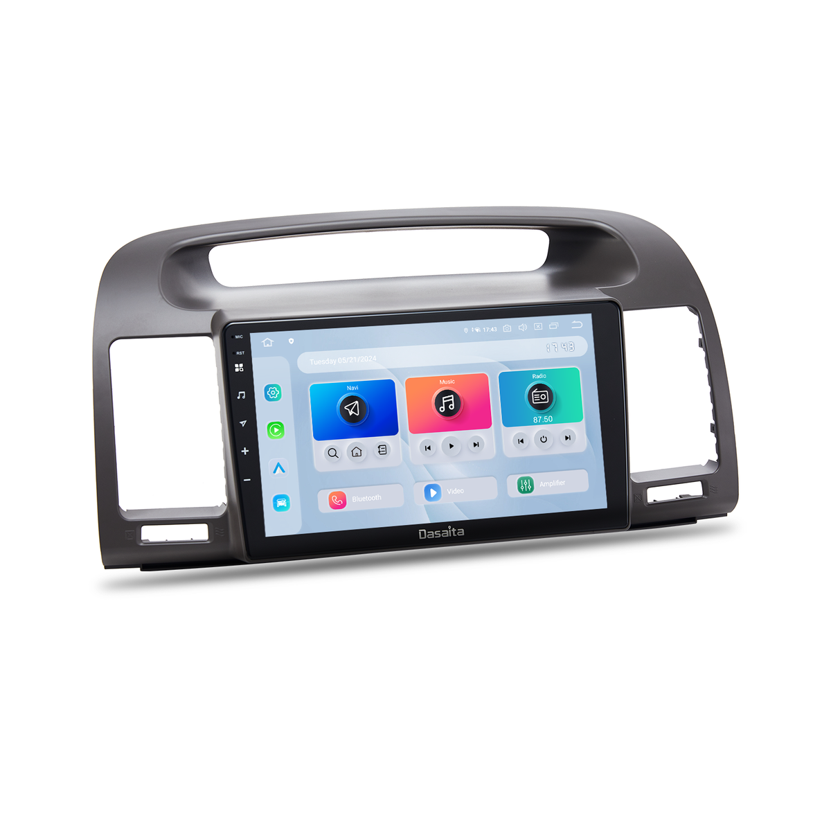 Dasaita Android 13 Car Stereo for Toyota Camry 2002-2006 Wireless Carp