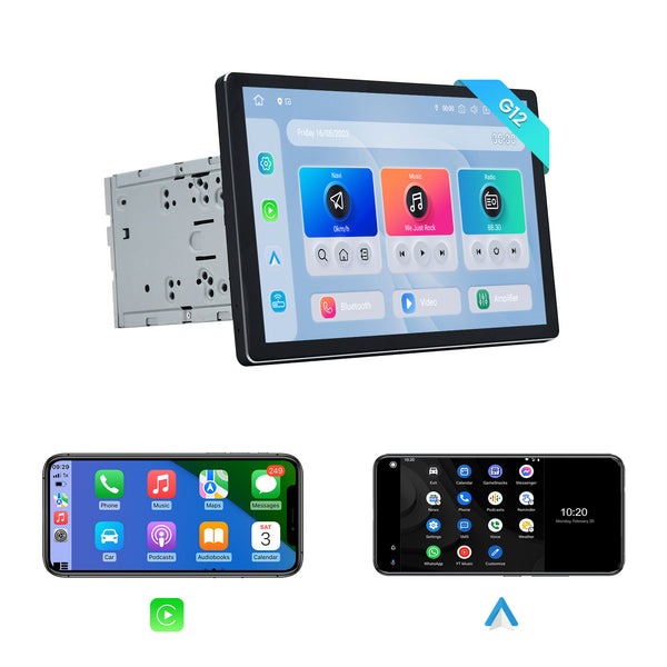 Dasaita Android12 Universal 2 Din 11.6" Car Stereo Wireless Carplay & Android Auto Car Radio | Qualcomm 665 |2K QLED Screen|Wifi+4G LTE|6G/8G+64G/256G | DSP|GPS Navigation Head Unit | Optical Output
