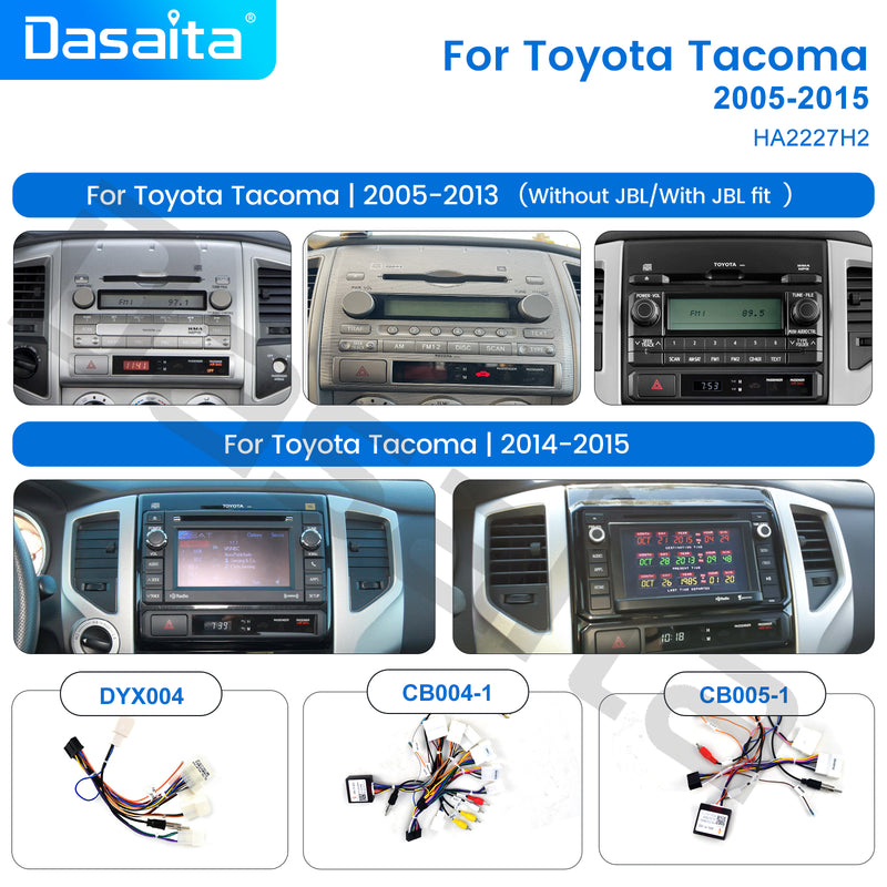 Dasaita Android12 Car Stereo for Toyota Tacoma 2005-2015 Wireless Carplay & Android Auto Car Radio| Qualcomm 665 | 10.2" QLED Screen | Wifi+4G LTE |8G+256G|DSP|GPS Navigation Head Unit| Optical Output