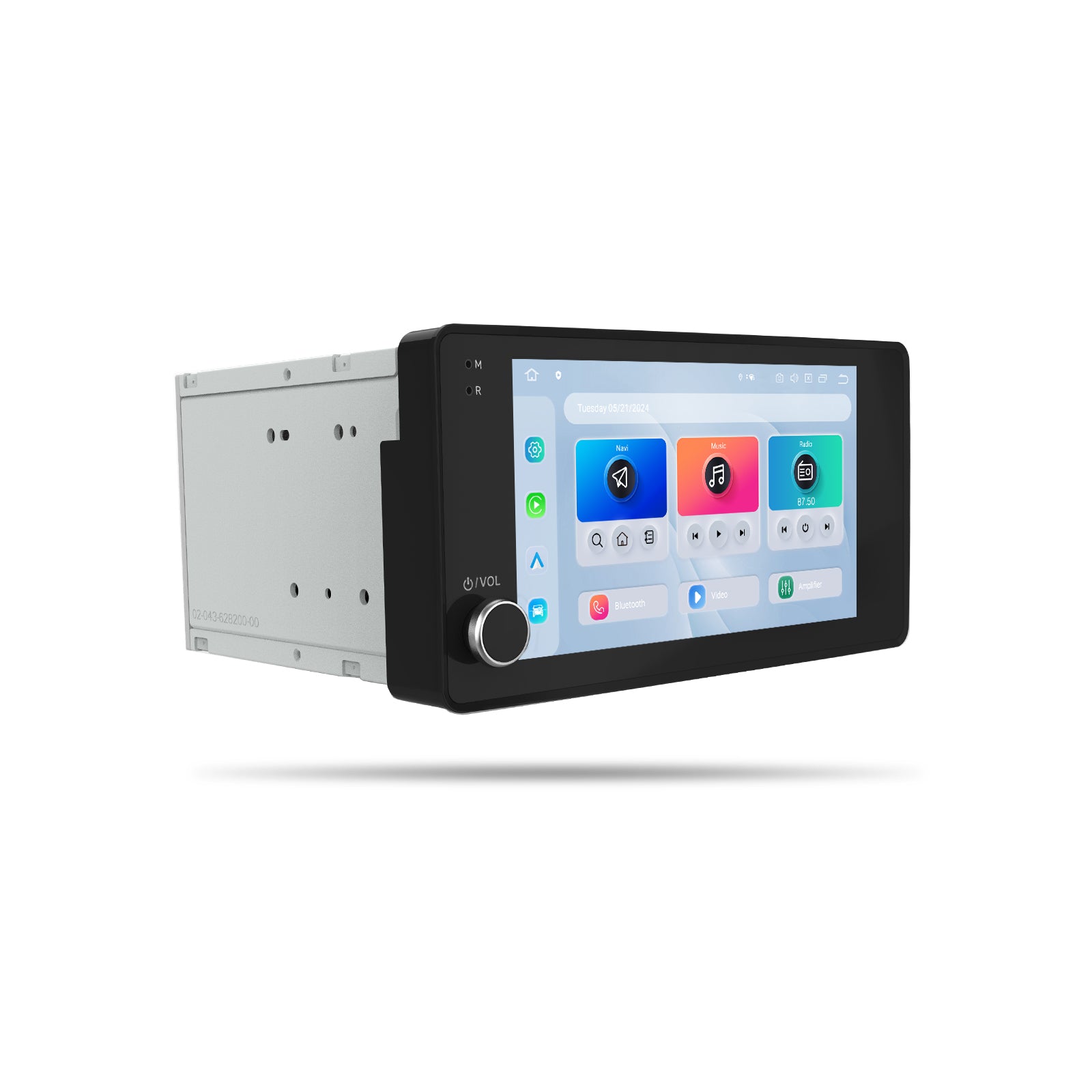 Dasaita Android 13 Car Stereo for Mitsubishi Outlander / Lancer / ASX / Pajero (2007–2019) – Wireless CarPlay & Android Auto, 7” QLED, Knob Control, Rockford & OEM Camera Compatible