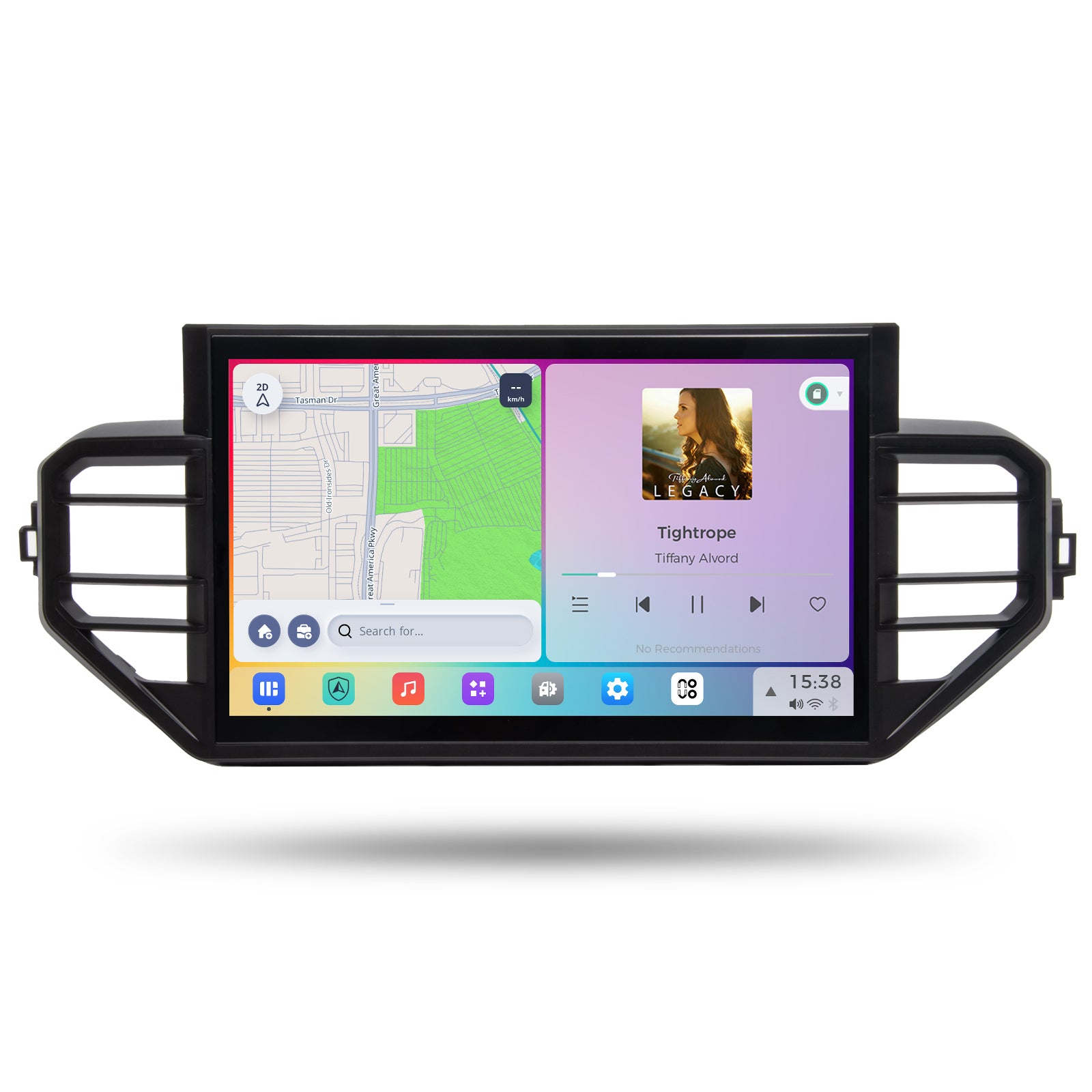 Dasaita Vivid13 Car Stereo for Toyota Tundra 2022-2025 Black Wireless Carplay & Android Auto Car Radio | Qualcomm 665 | 14" 2K QLED Screen | Wifi+4G LTE |8G+256G | DTS|GPS Navigation Head Unit | Optical Output