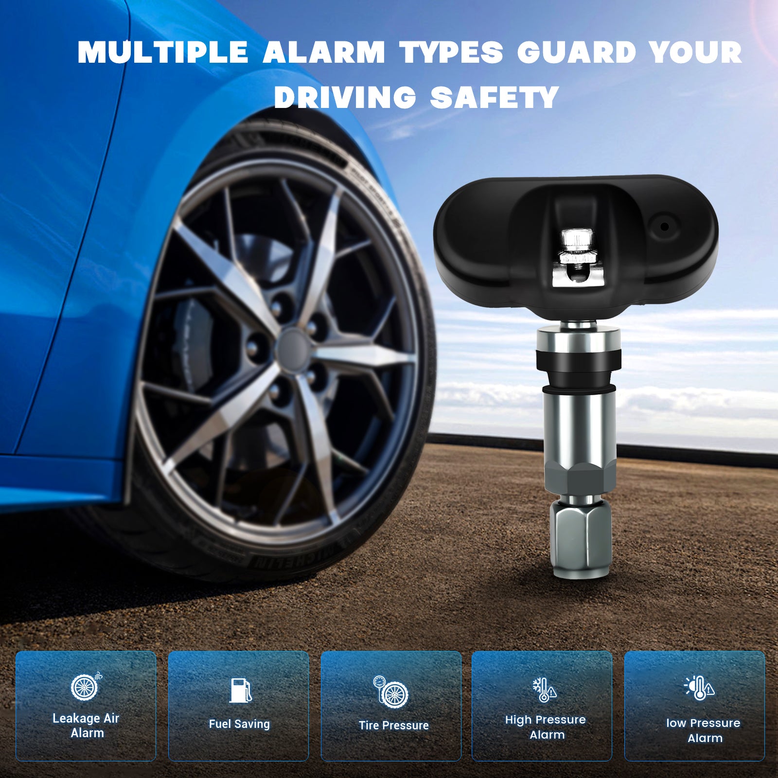 Dasaita USB TPMS APP good quality Car Tire Pressure Monitoring Sensor external system real time for Android car stereo player Accessory