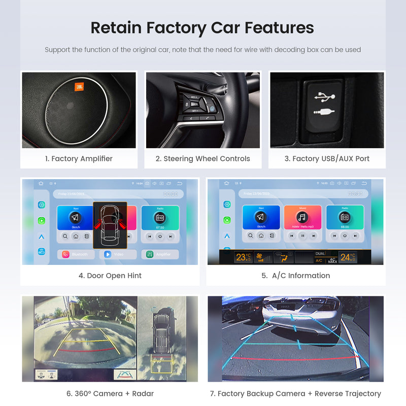 Dasaita Android12 Car Stereo for Nissan Teana Altima 2018-2021 Wireless Carplay & Android Auto Car Radio | Qualcomm 665 | 12.3" QLED 2K Screen | Wifi+4G LTE | 6G+64G/8G+256G | DSP|GPS Navigation Head Unit | Optical Output