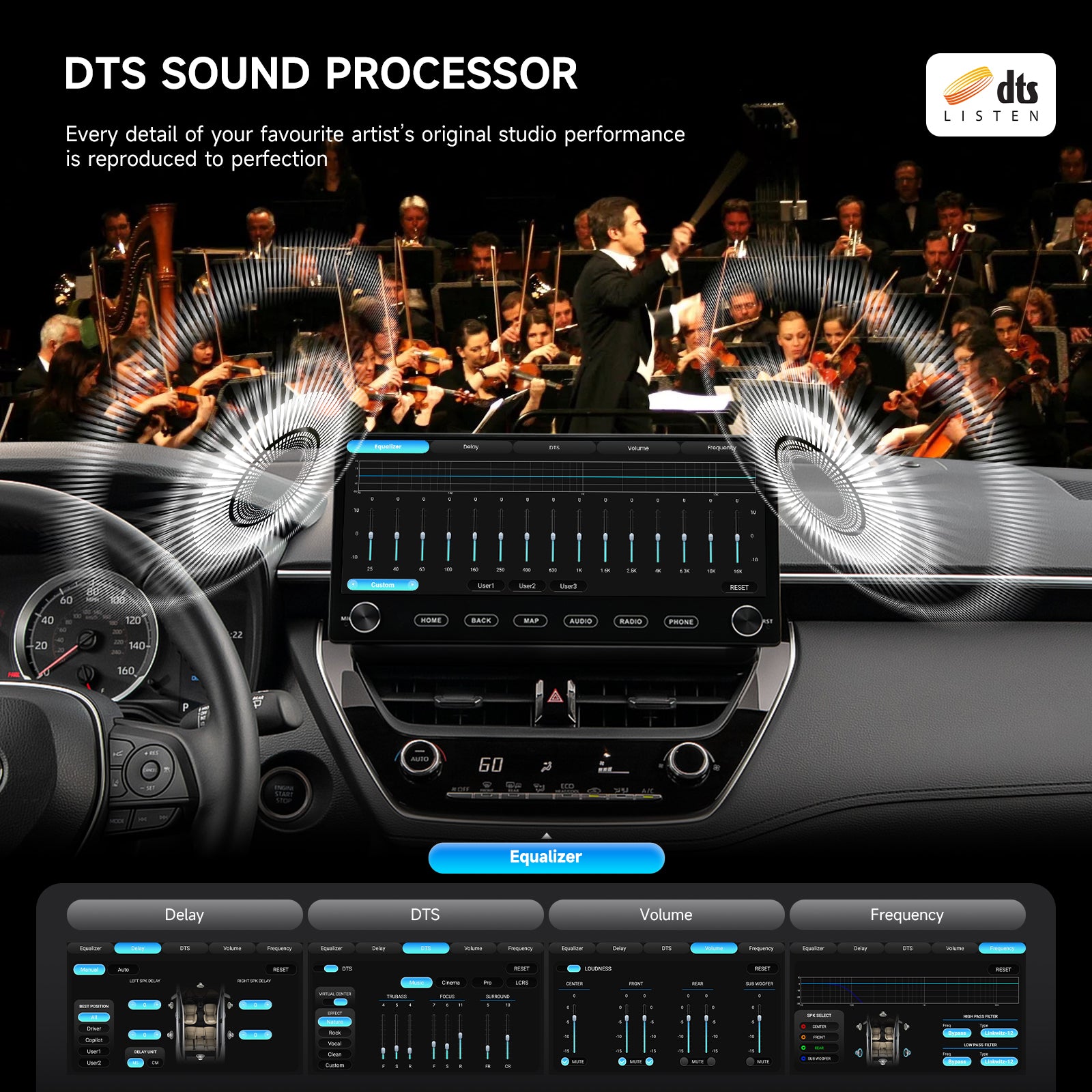 Dasaita Android13 Car Stereo for Toyota Corolla 2019-2022 Wireless Carplay & Android Auto Car Radio | Qualcomm 665 | 12.3" QLED Screen | Wifi+4G LTE | 8G+256G | DTS|GPS Navigation Head Unit | Optical Output