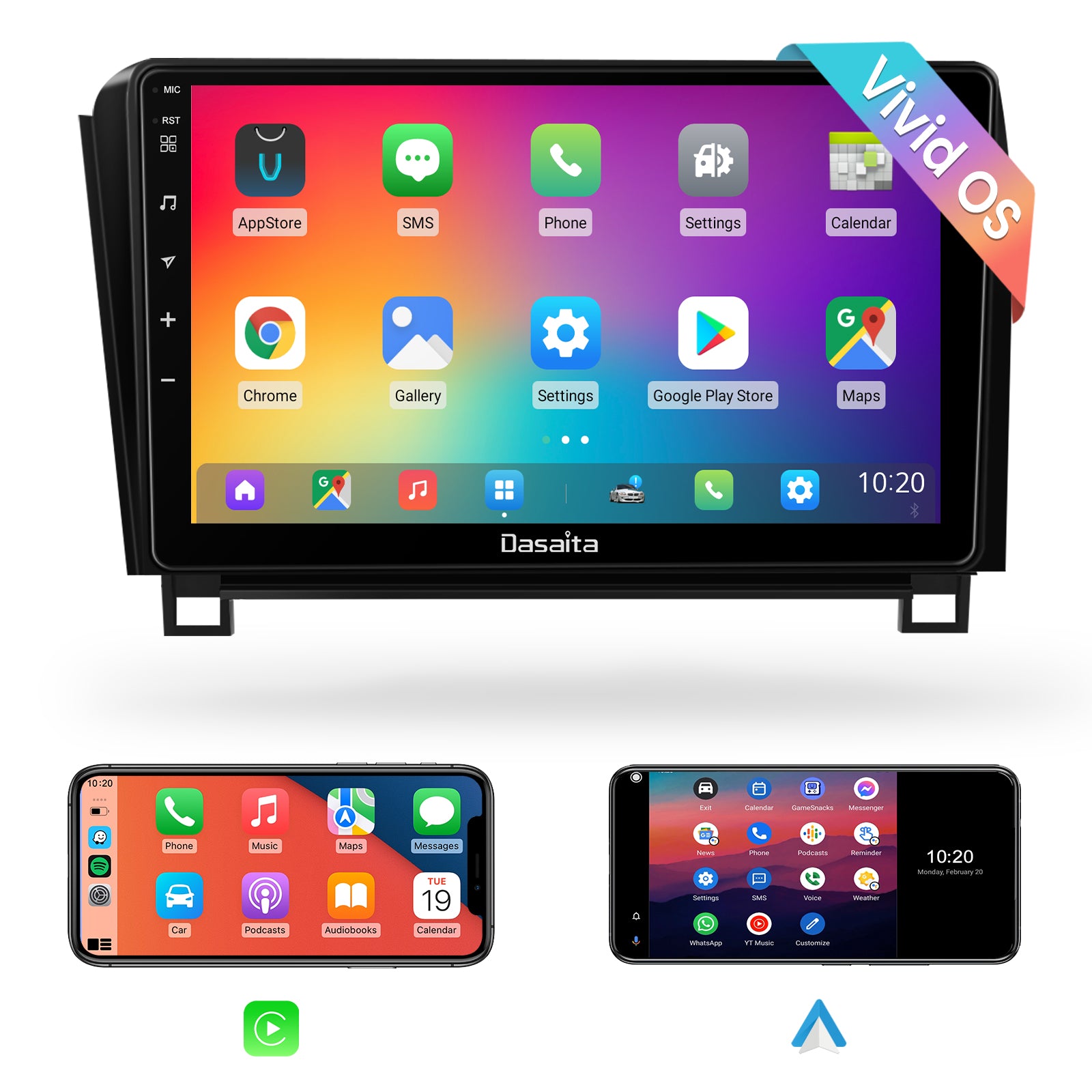 Apple - プレアデス Dasaita Vivid11 Toyota Tundra Sequoia 2007-2020 Car Stereo
