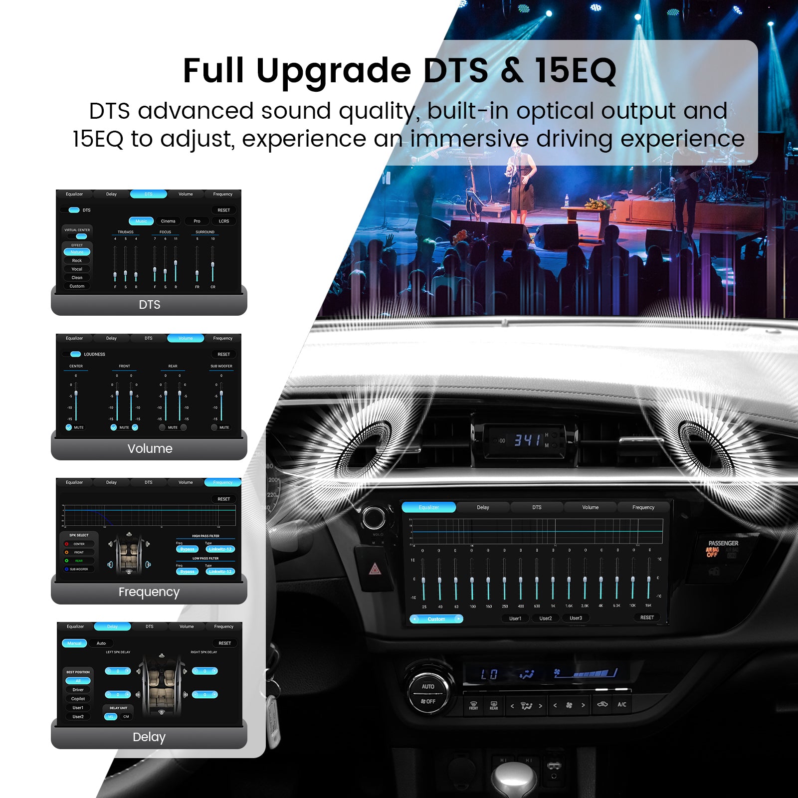 Dasaita Vivid13 Car Stereo for Toyota Corolla 2014-2016 LHD Wireless Carplay & Android Auto Car Radio | Qualcomm 665 | 10.33" QLED Screen | Wifi+4G LTE | 8G+256G | DTS|GPS Navigation Head Unit | Optical Output