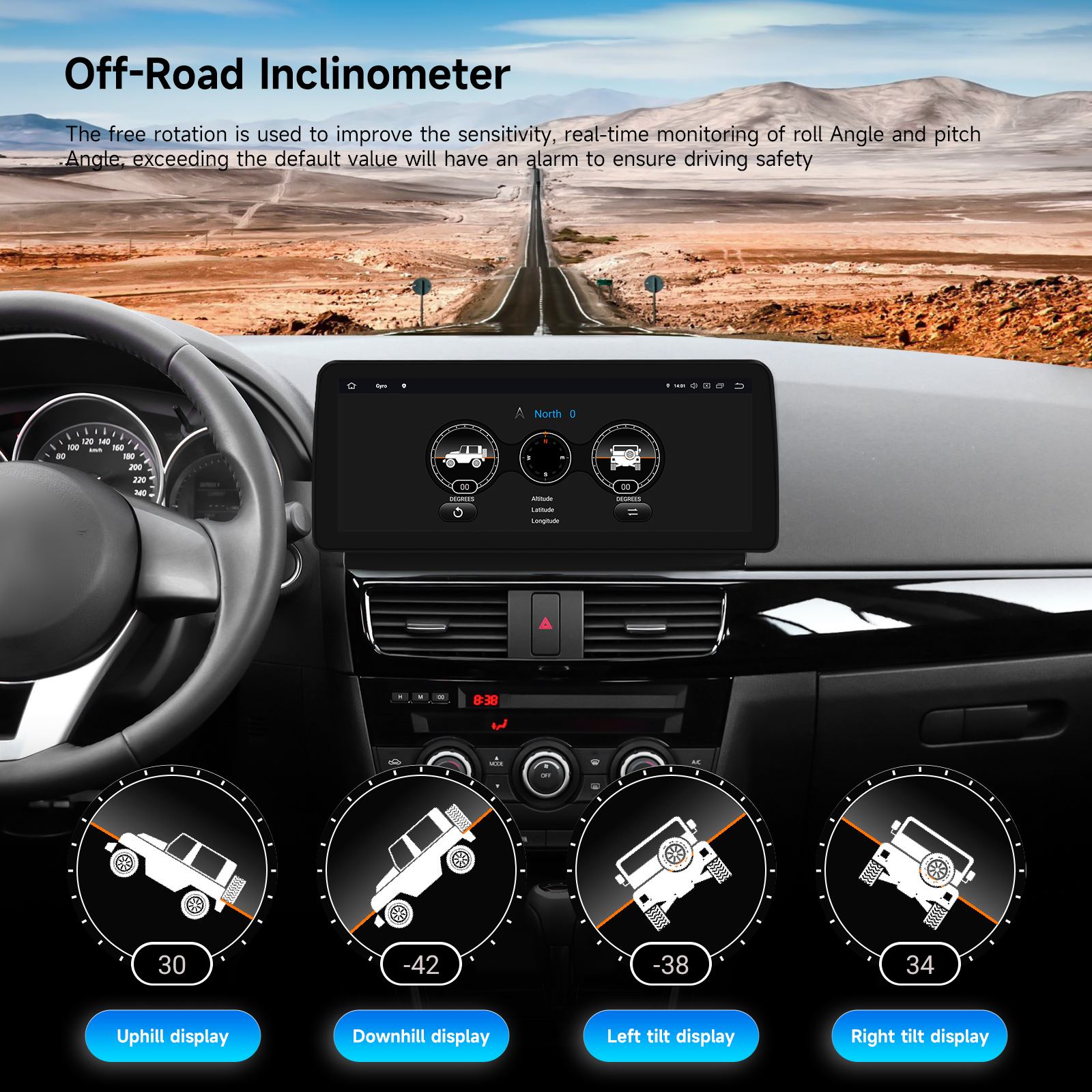 Dasaita Android13 Car Stereo for Mazda CX5 2012-2015 Wireless Carplay & Android Auto Car Radio| Qualcomm 665 | 12.3" 2K QLED Screen | Wifi+4G LTE |6G+64G|DTS|GPS Navigation Head Unit| Optical Output