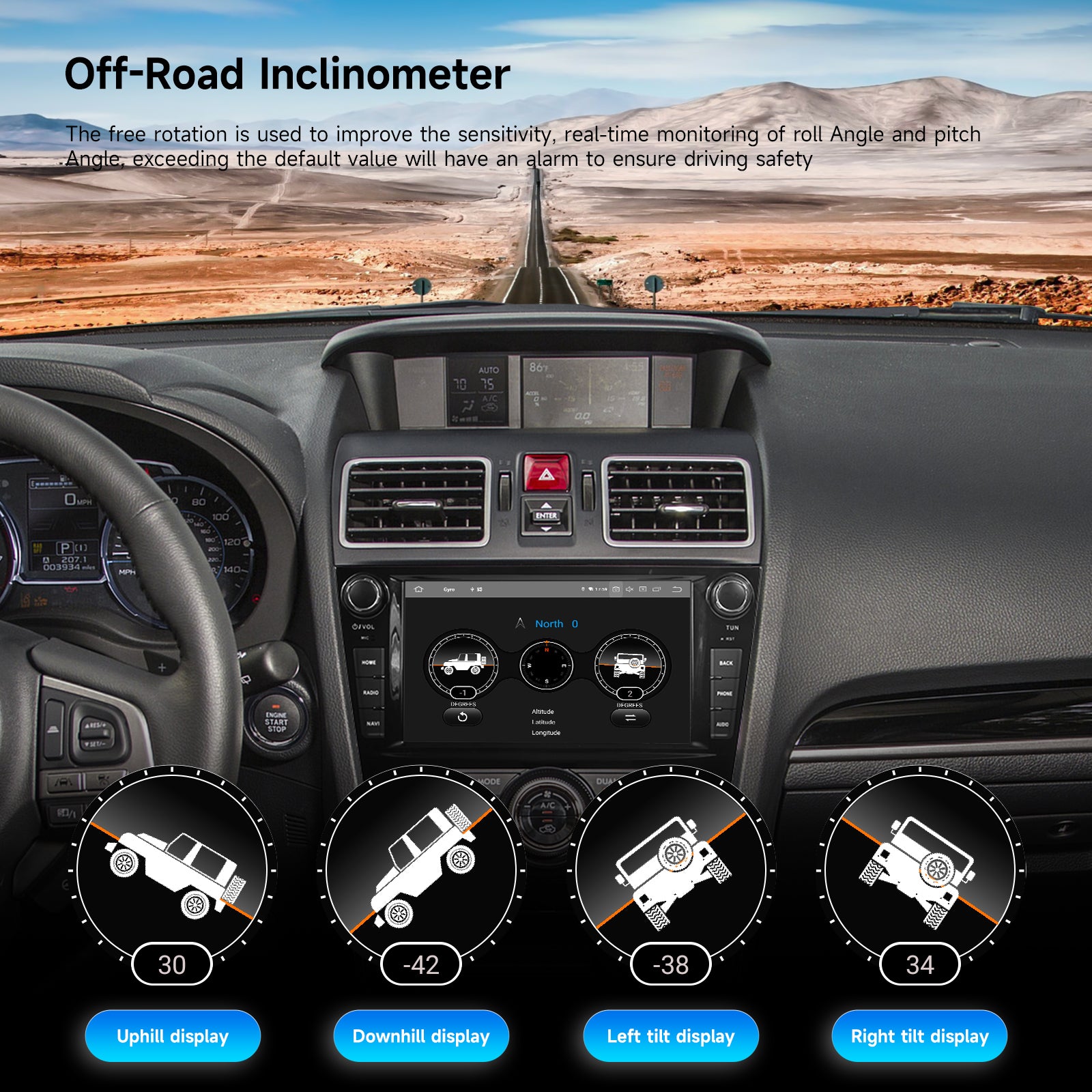 Dasaita Android 13 Car Stereo for Subaru Forester 4 WRX Levorg 2014-2018 Wireless Carplay & Android Auto Car Radio | Qualcomm 665 | 8" QLED Screen | Wifi+4G LTE | 8G+256G | DTS Head Unit | Optical Output