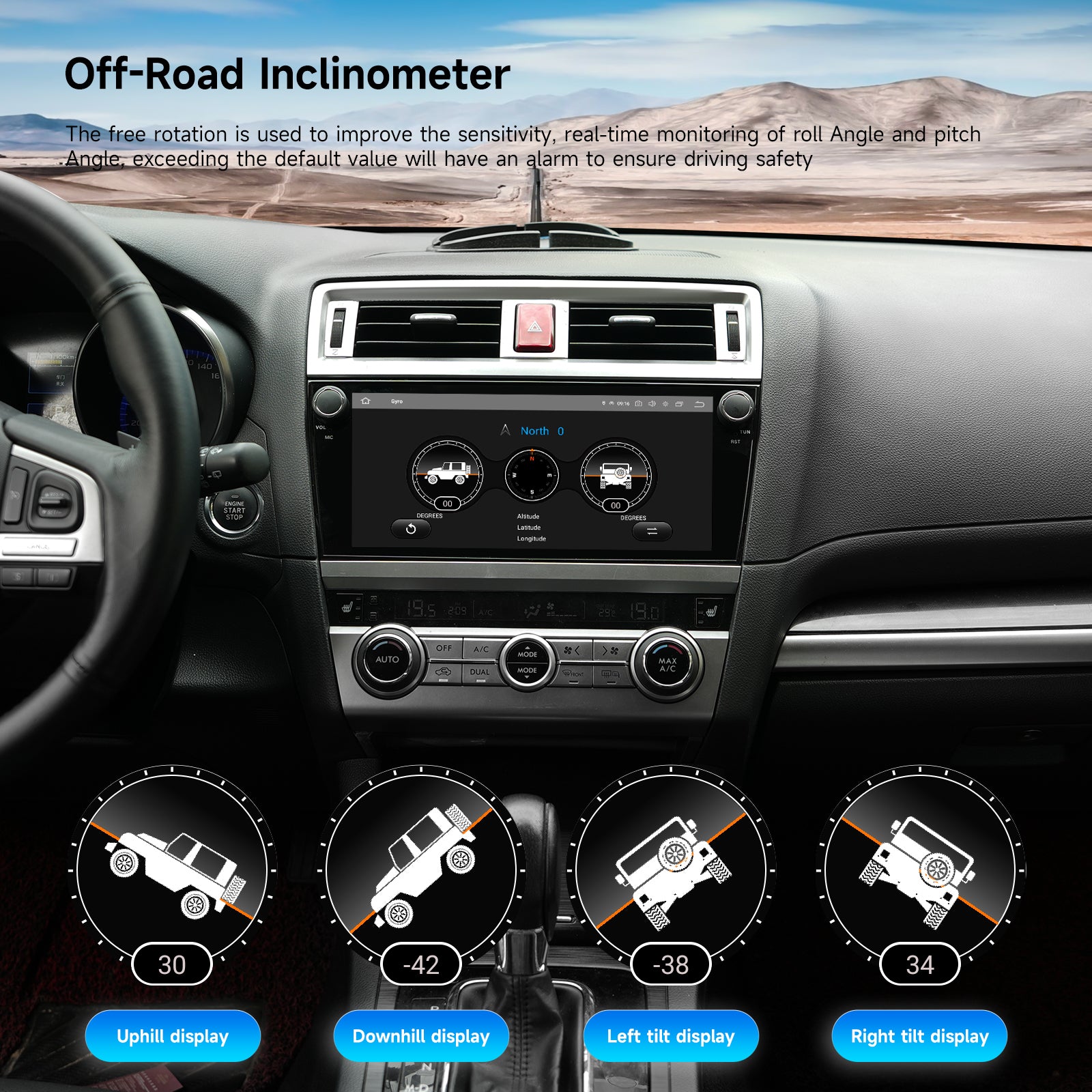 Dasaita Android 13 10.33″ for Subaru Outback & Legacy (2015-2019) QLED Factory Style Head Unit | Octa-Core 8+256GB | Wireless CarPlay/Android Auto | Hi-Fi Audio & Physical Knob | Plug & Play Upgrade