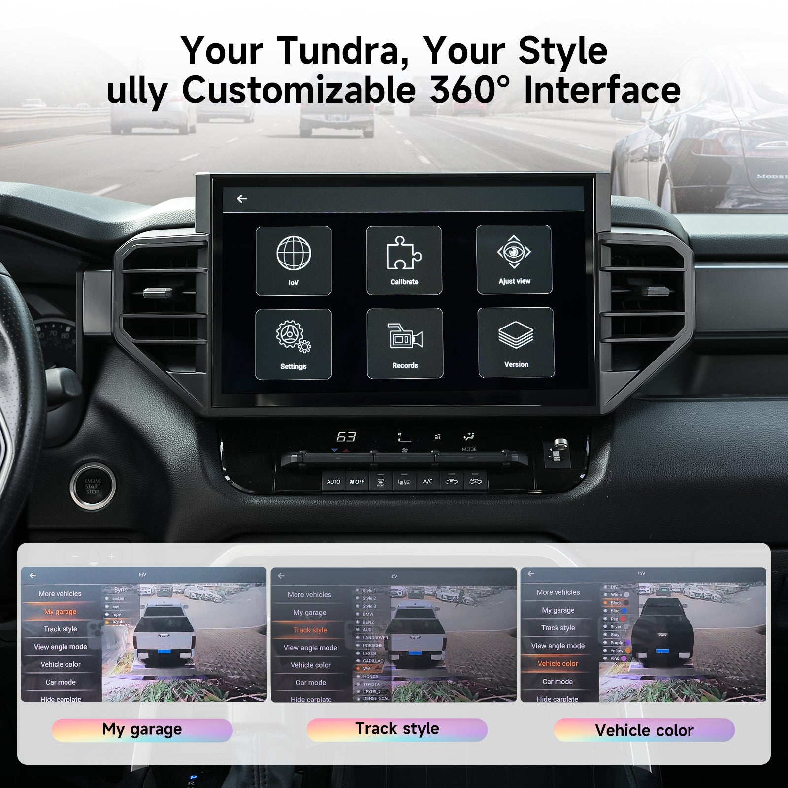 Dasaita Vivid13 Car Stereo for Toyota Tundra 2022-2025 Black Wireless Carplay & Android Auto Car Radio | Qualcomm 665 | 14" 2K QLED Screen | Wifi+4G LTE |8G+256G | DTS|GPS Navigation Head Unit | Optical Output