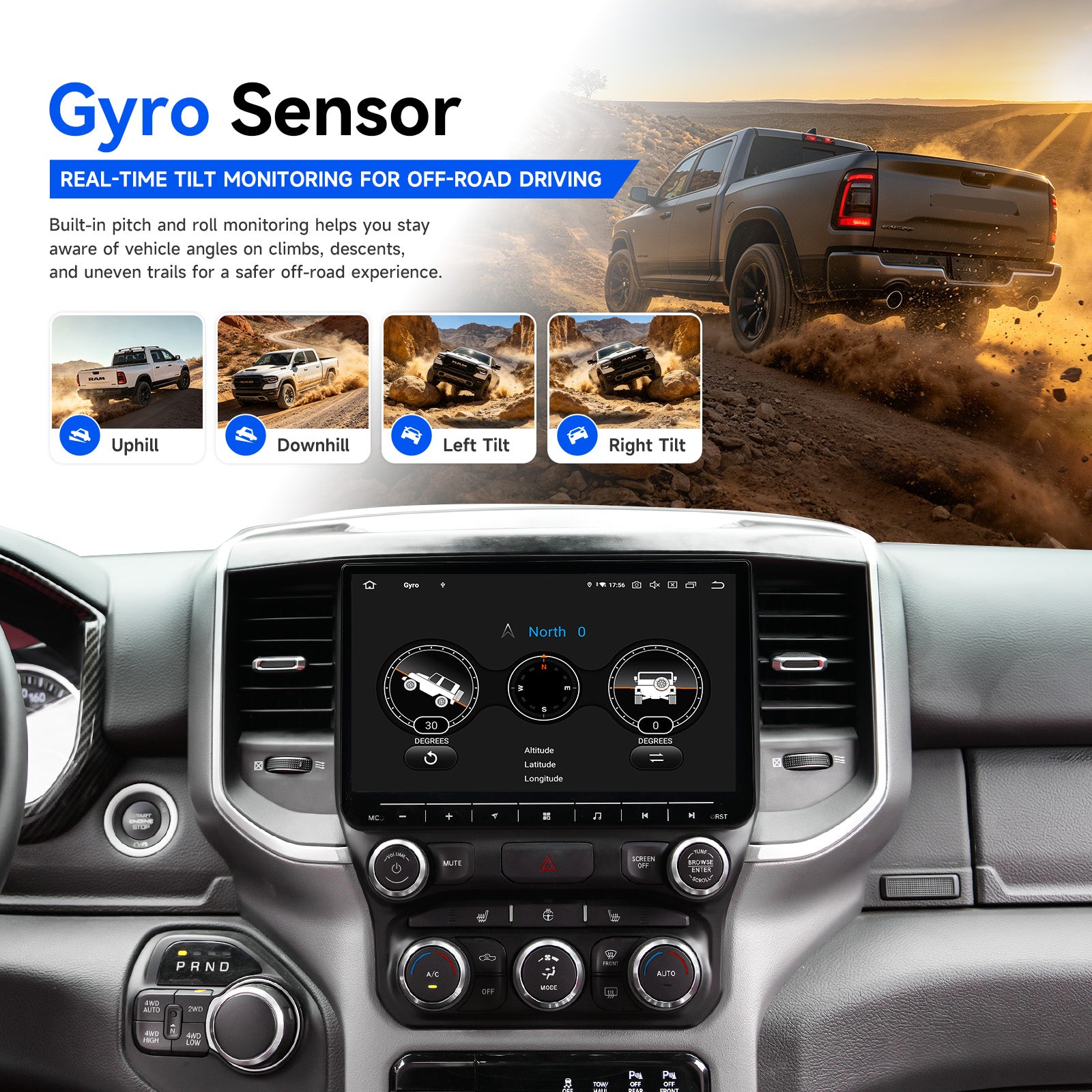 Gyro Sensor / Off-Road / Tilt Monitoring