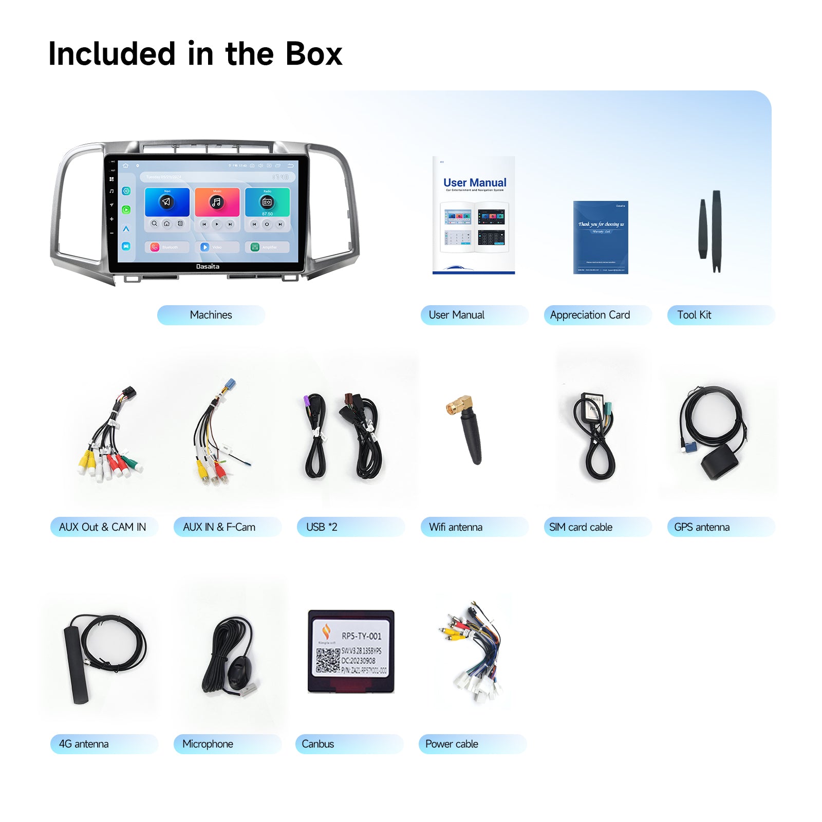 Dasaita Android 13 Car Stereo for Toyota Venza 2008-2016 Wireless Carplay & Android Auto Car Radio | Qualcomm 665 | 9" QLED Screen | Wifi+4G LTE | 6G+64G | DTS Head Unit | Optical Output