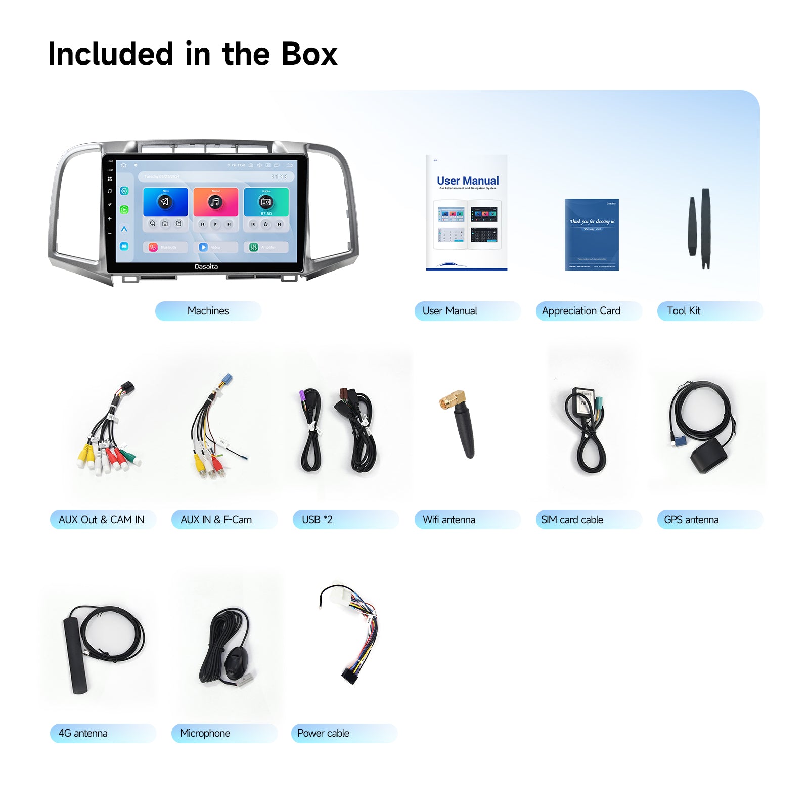 Dasaita Android 13 Car Stereo for Toyota Venza 2008-2016 Wireless Carplay & Android Auto Car Radio | Qualcomm 665 | 9" QLED Screen | Wifi+4G LTE | 6G+64G | DTS Head Unit | Optical Output