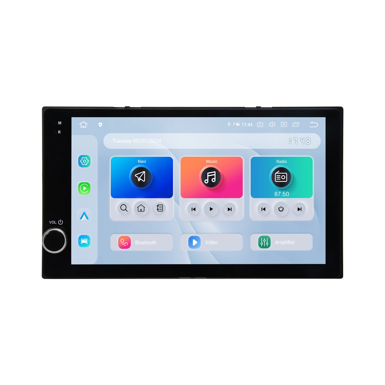 9 inch QLED, volume knob, Android 13, wireless CarPlay