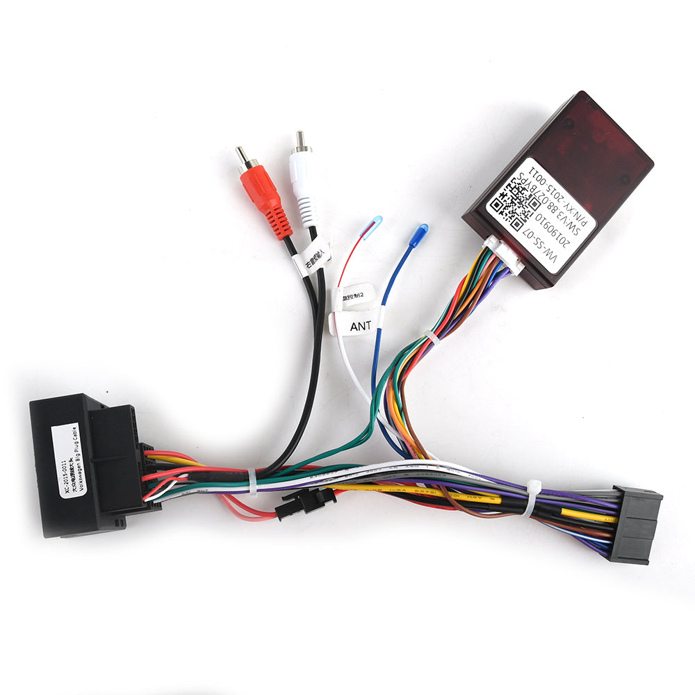 Dasaita Car Radio Installation CAN-Bus Adapter & Wire Harness for VW