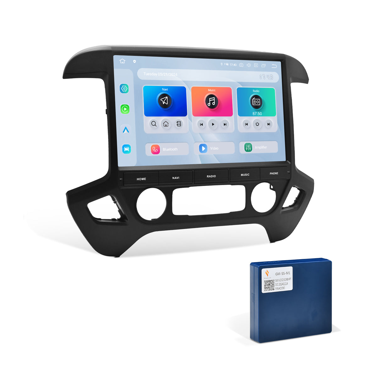 Dasaita Silverado Sierra head unit with Bose audio system adapter