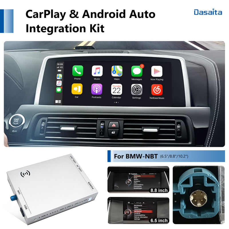 Dasaita BMW CarPlay & Android Auto Integration Kit Retrofit Interface ( Wired & Wireless )