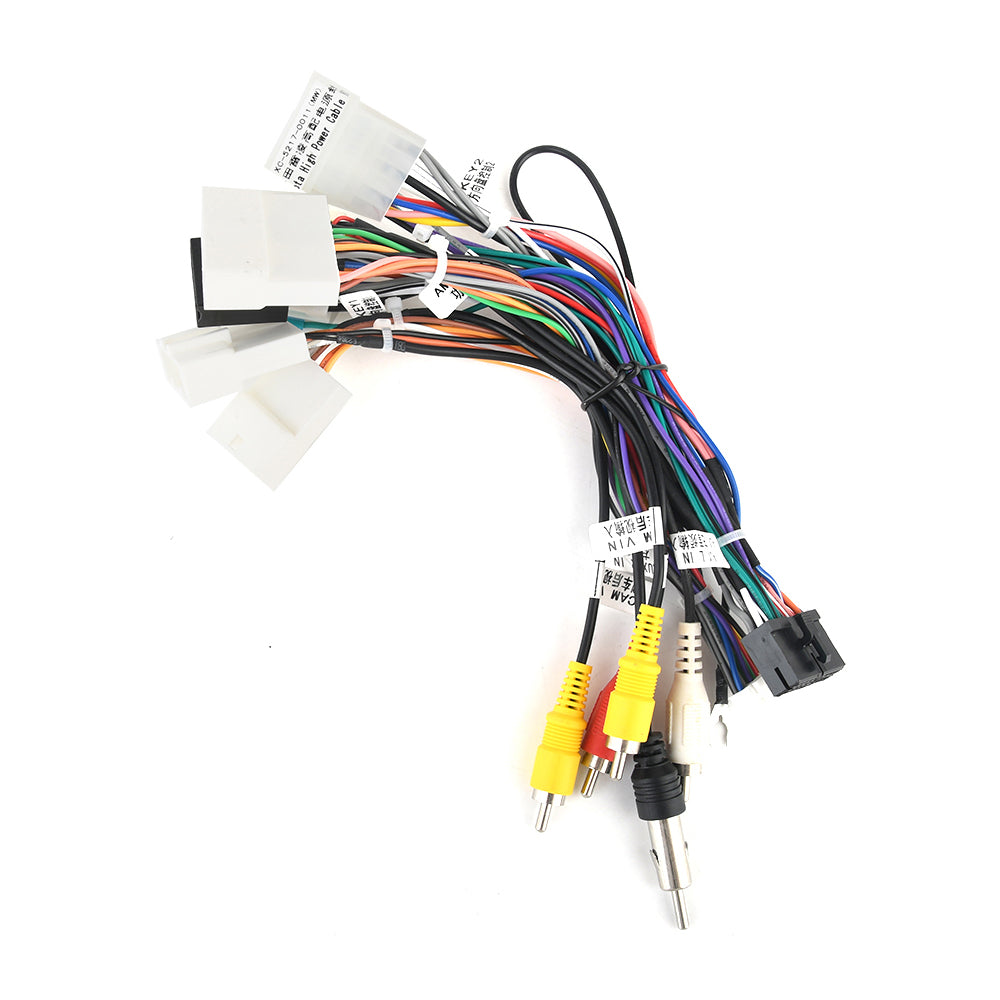 Dasaita Car Radio Installation CAN-Bus Adapter & Wire Harness for Toyota Camry Corolla Fortuner 2012-2015 Prado 2014-2018,CB004 Canbus Decoder Support JBL Amplifier SWC AUX 360 Camera