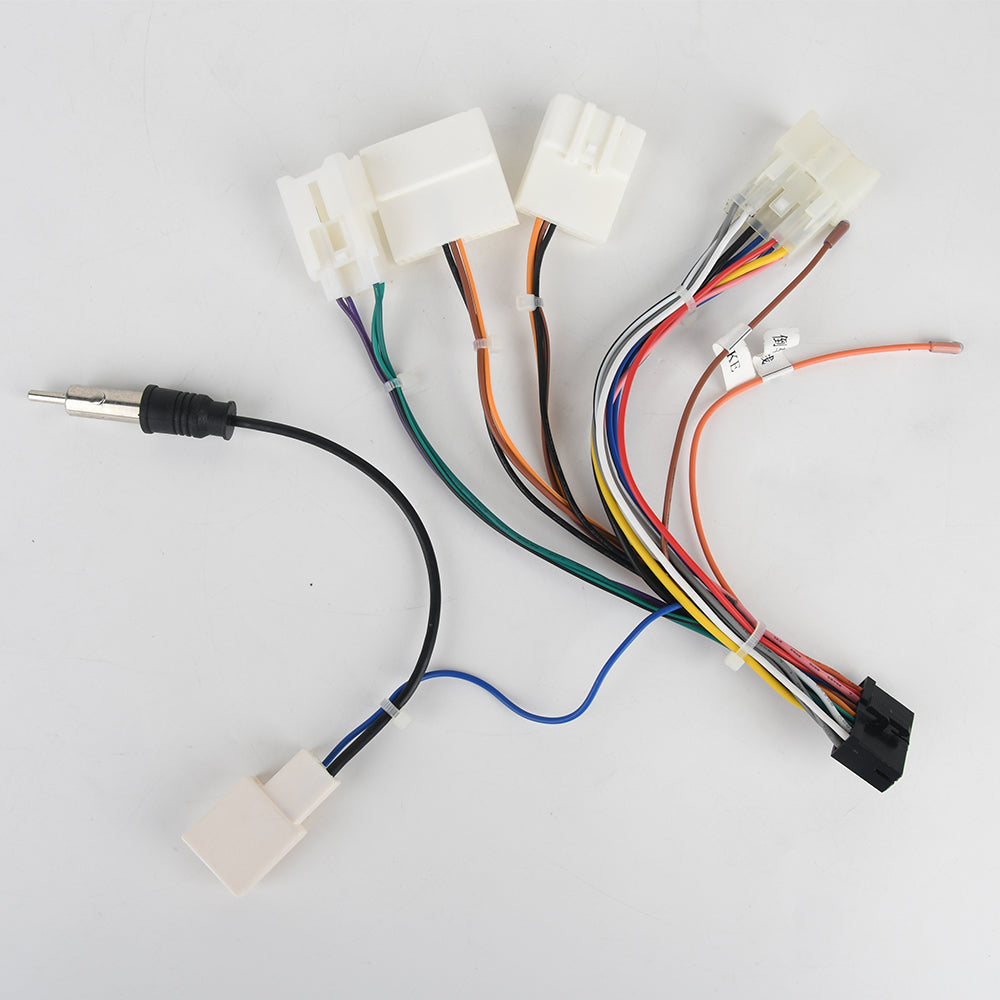 Dasaita Car Stereo Wiring Harness Cable fit Dasaita Car Radio Head Unit DYX004 Radio Wire for Toyota Corolla Camry Prado RAV4 Hilux Factory Radio Cable SWC