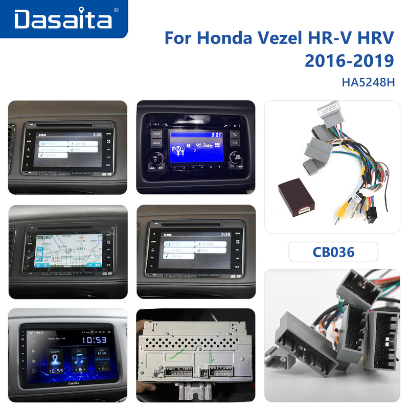 Dasaita Vivid11 Honda Vezel HR-V HRV 2013 2014 2015 2016 2017 2018 2019 LHD Car Stereo 9" Carplay Android Auto PX6 4G+64G Android11 1280*720 DSP Radio