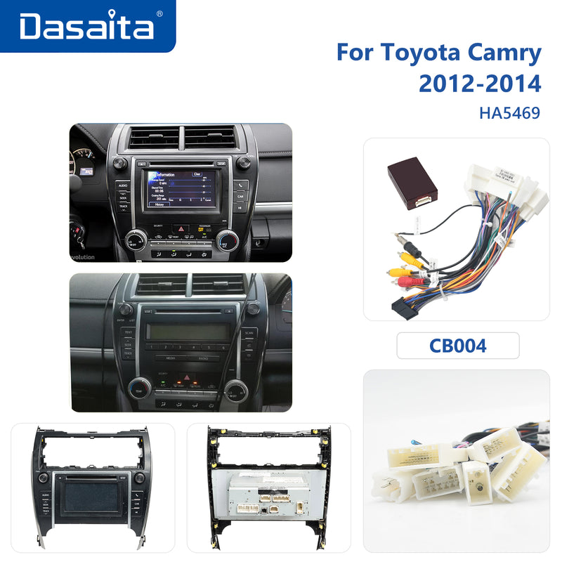 Dasaita Vivid Toyota Camry 2012 2013 2014 Car Stereo 10.2 Inch Carplay Android Auto PX6 4G+64G Android 1280*720 DSP AHD Radio