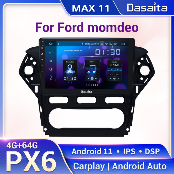 Dasaita 10.2"  Multi-Touch Screen Car Radio Player Android 11.0 Navigation for Ford momdeo 2011 2012 Multimedia  Autoradio