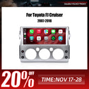 Dasaita Android13 Car Stereo for Toyota FJ Cruiser 2007-2020 Silver Wireless Carplay & Android Auto Car Radio | Qualcomm 665 | 12.3" 2K QLED Screen | Wifi+4G LTE | 6G+64G | DTS|GPS Navigation Head Unit | Optical Output