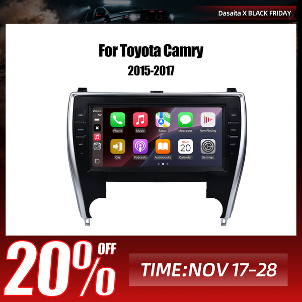 Dasaita Android13 Car Stereo for Toyota Camry 2015-2017 Wireless Carplay & Android Auto Car Radio | Qualcomm 665 | 10.33" QLED Screen | Wifi+4G LTE | 8G+256G | DTS|GPS Navigation Head Unit | Optical Output
