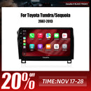 Dasaita Android13 Car Stereo for Toyota Tundra 2007-2013/Sequoia 2014-2022 LHD Wireless Carplay & Android Auto Car Radio | Qualcomm 665 | 10.2" QLED Screen | Wifi+4G LTE | 6G+64G | DTS|GPS Navigation Head Unit | Optical Output