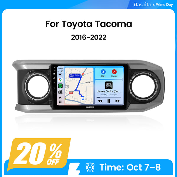Dasaita Android 13 Car Stereo for Toyota Tacoma 2016-2022 Wireless Carplay & Android Auto Car Radio|Qualcomm 665|10.2"/11.6" QLED Screen|Wifi+4G LTE|8+256G|DTS Head Unit|Optical Output