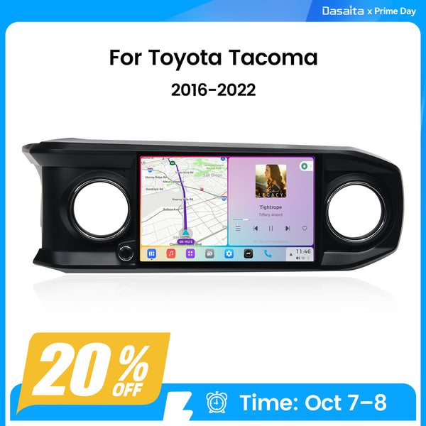 Dasaita Vivid13 Car Stereo for Toyota Tacoma 2016-2022 Wireless Carplay & Android Auto Car Radio|Qualcomm 665|11.6"QLED Screen|Wifi+4G LTE|8+256G|DTS Head Unit|Optical Output