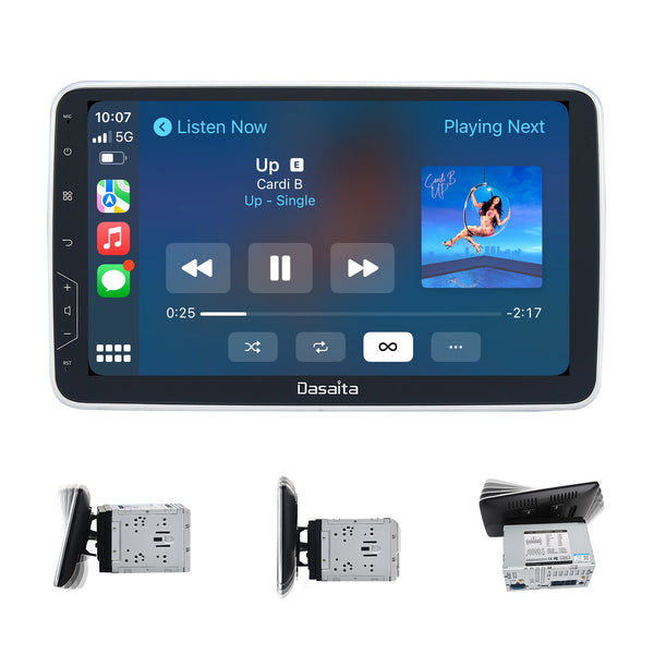 Dasaita MAX11 Universal Double Din Car Stereo 10.2 Inch Carplay Android Auto PX6 4G+64G Android10 1280*720 DSP AHD Radio