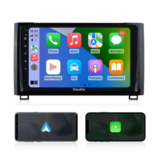 Dasaita Vivid11 Toyota Tundra 2014 2015 2016 2017 2018 2019 Car Stereo 9 Inch Carplay Android Auto PX6 4G+64G Android11 1280*720 DSP AHD Radio