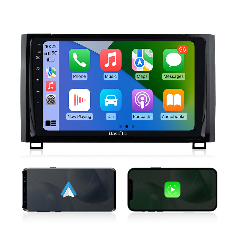Dasaita Vivid11 Toyota Tundra 2014 2015 2016 2017 2018 2019 Car Stereo 9 Inch Carplay Android Auto PX6 4G+64G Android11 1280*720 DSP AHD Radio