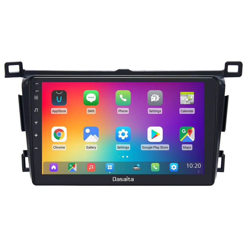 Dasaita Vivid11 Toyota RAV4 2012 2013 2014 2015 2016 2017 LHD Car Stereo Wireless Carplay Android Auto PX6 4G+64G Android10 1280*720 DSP AHD Radio