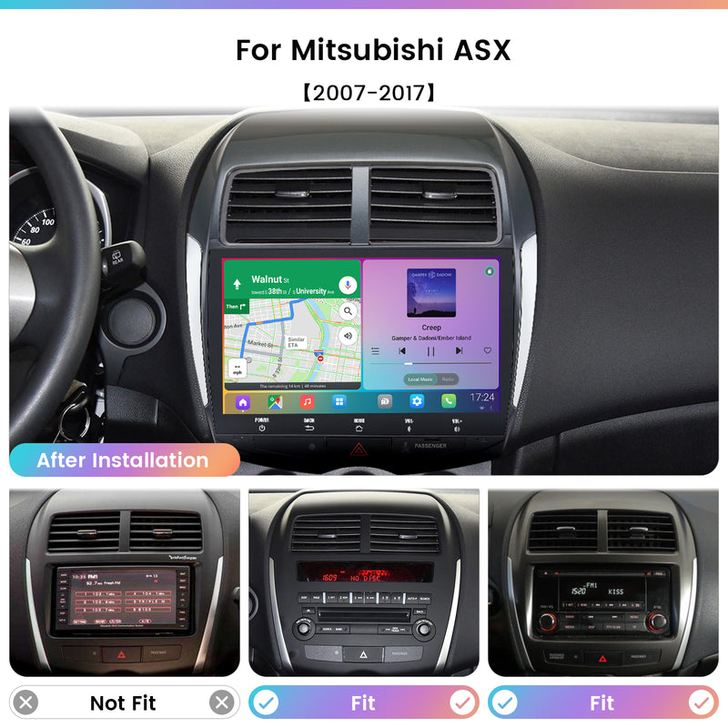 Dasaita Vivid11 Mitsubishi ASX 2007-2017 Peugeot 4008 2012 Citroen C4 Aircross 2013 Car Stereo 10.2" Carplay Android Auto 4+64G Android11 DSP Radio