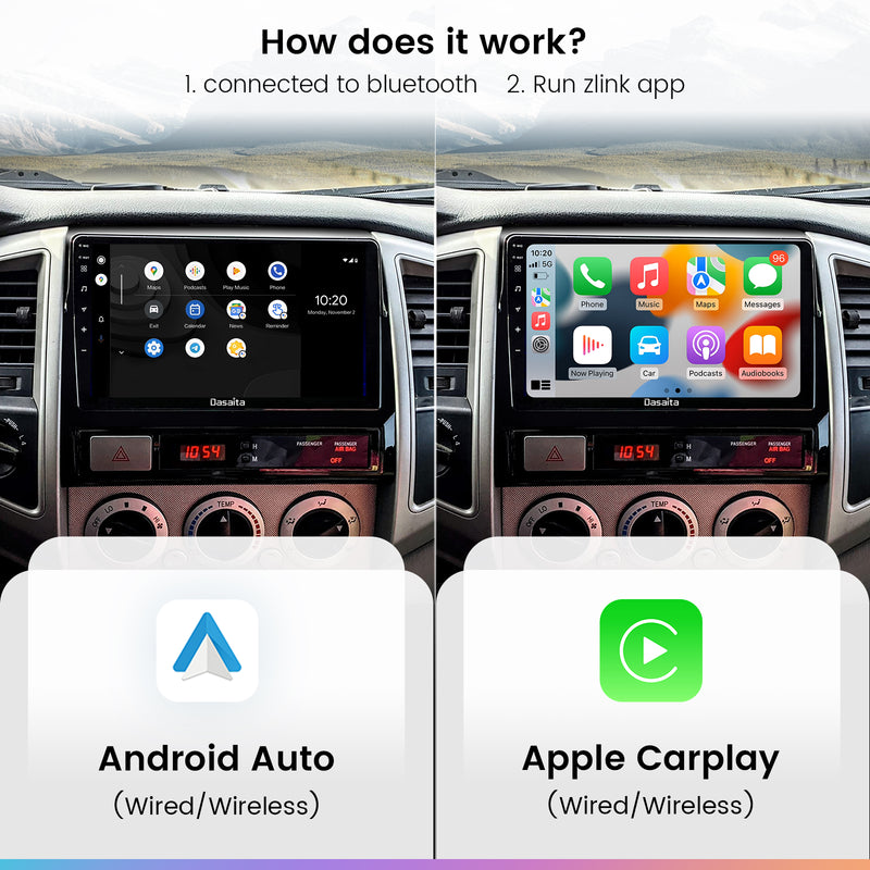 Stylish Car Stereo for Tacoma with Carplay and Android Auto