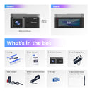 Dasaita 4K Dash Cam Set - High Resolution 2160P Front & 1080P Rear Cameras with Wide-Angle, WiFi, Night Vision, WDR & Loop Recording Features, Compact 3.2" IPS HD Display - Car Charger Included - Model DAS-U3s