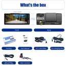 Dasaita 4" LCD Dash Cam Front 2160P Rear 1080P IMX335 Chips 170° Wide Angle Built-in WiFi GPS Car Dashboard Dual Camera Recorder HDR Night Vision DAS-X9s