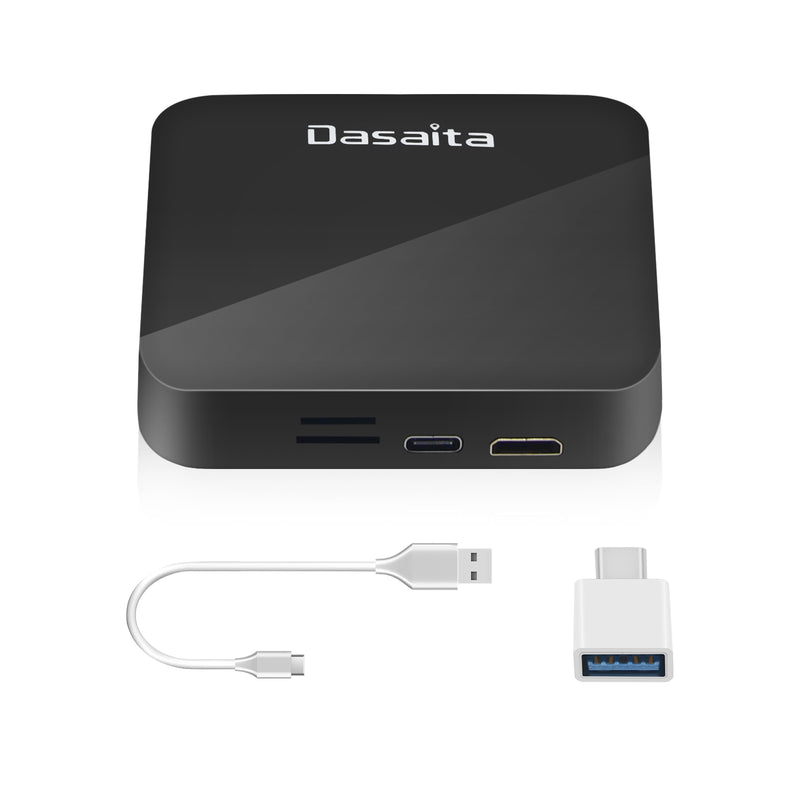 Dasaita Car AI Box Original Carplay to Android 10 USB Plug and Play Mini Box RAM 4G ROM 64G HDMI (Wireless&Wired)