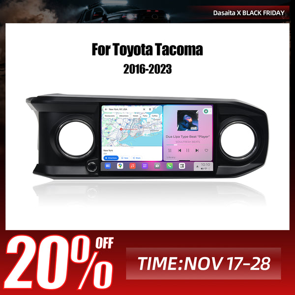 Dasaita Vivid13 Car Stereo for Toyota Tacoma 2016-2022 Wireless Carplay & Android Auto Car Radio|Qualcomm 665|11.6"QLED Screen|Wifi+4G LTE|8+256G|DTS Head Unit|Optical Output