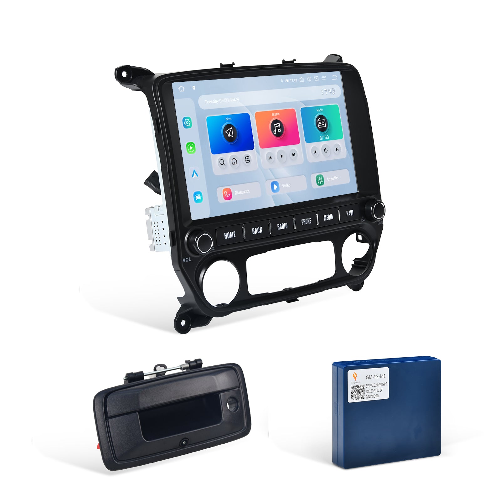 Dasaita Android13 Car Stereo for Chevrolet Silverado GMC Sierra 2014-2019 Wireless Carplay & Android Auto Car Radio | Qualcomm 665 | 11.6" 2K QLED Screen | Wifi+4G LTE |8G+256G | DTS|GPS Navigation Head Unit | Optical Output