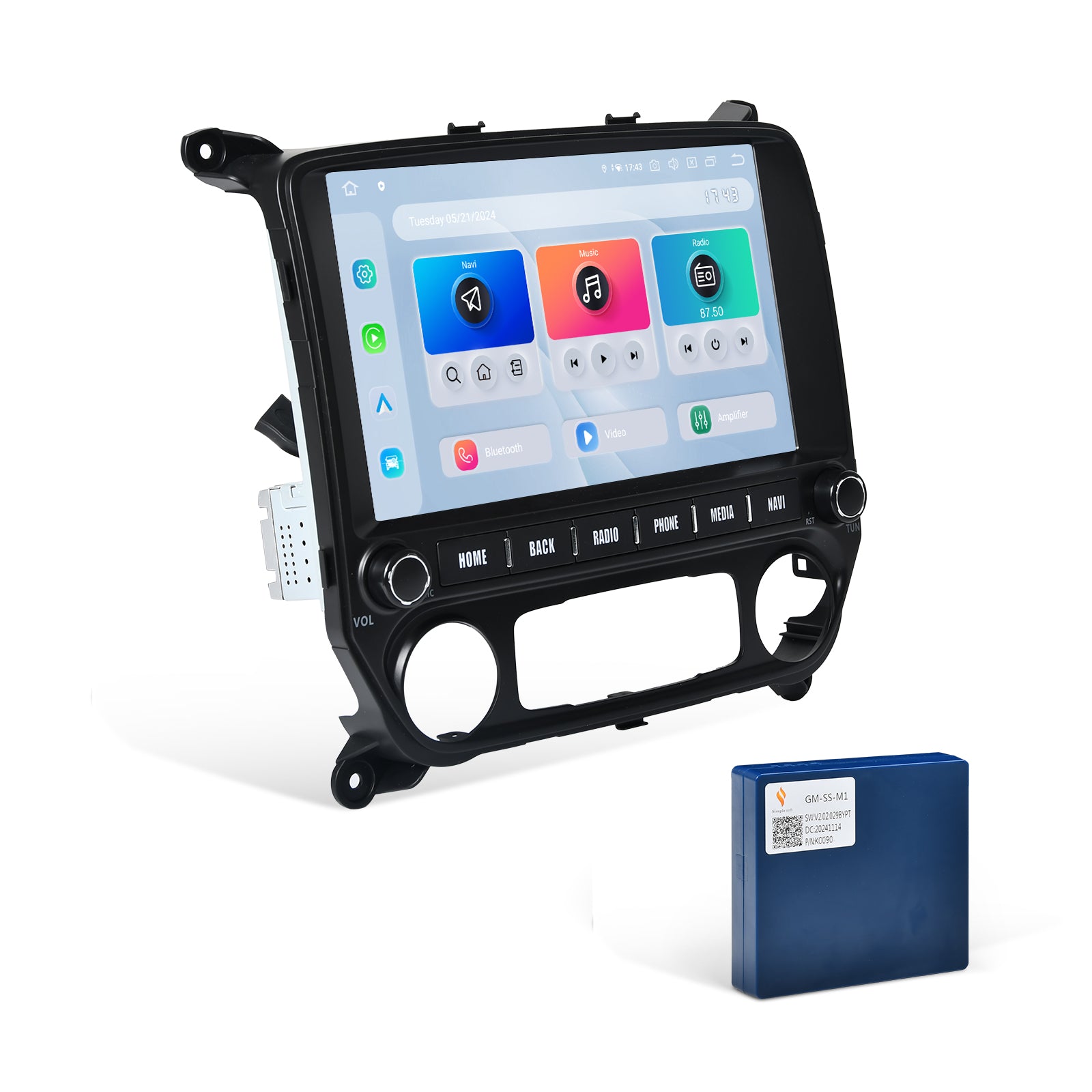 Dasaita Android13 Car Stereo for Chevrolet Silverado GMC Sierra 2014-2019 Wireless Carplay & Android Auto Car Radio | Qualcomm 665 | 11.6" 2K QLED Screen | Wifi+4G LTE |8G+256G | DTS|GPS Navigation Head Unit | Optical Output